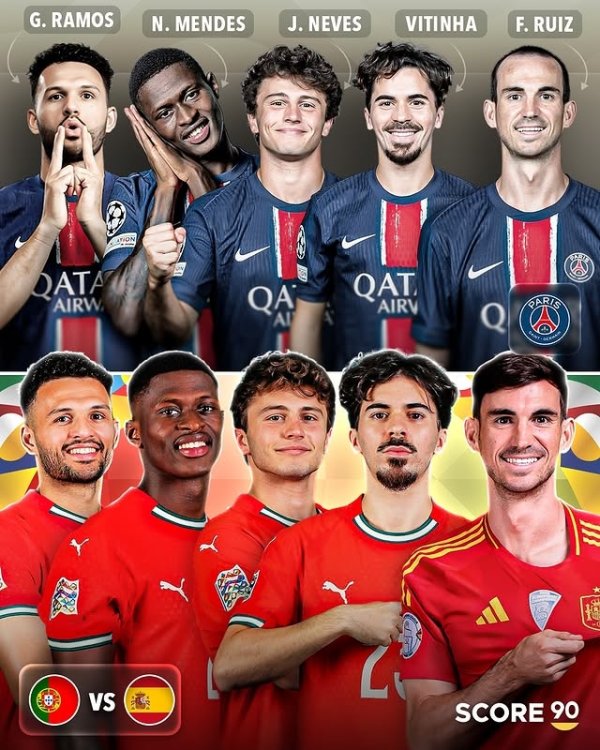 A group of European champions! The European League finals in Spain and Portugal, and a number of club teammates are facing each other⚔️