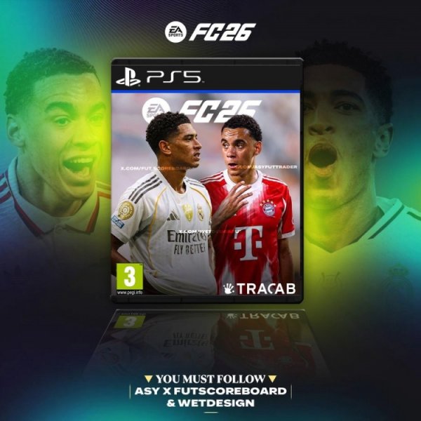 Musiara & Bellingham is the cover character of FC26, and Neuer & van Dijk serves as promotion ambassadors