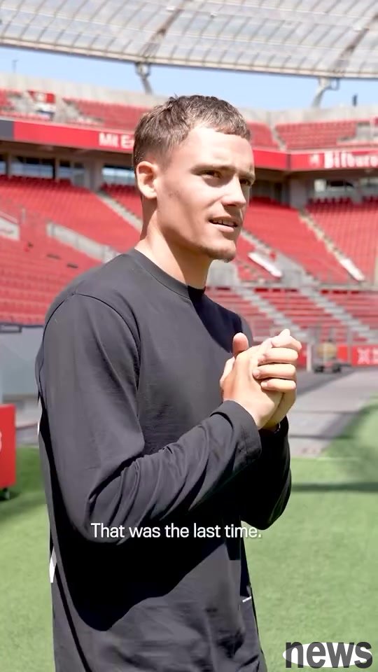 Wilz returned to Leverkusen to shoot a video at home and said goodbye to the fans: This love will never be forgotten