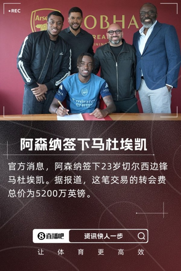 The fourth sign! Official: Arsenal signs 23-year-old Chelsea winger Maduaike for a total price of 52 million pounds