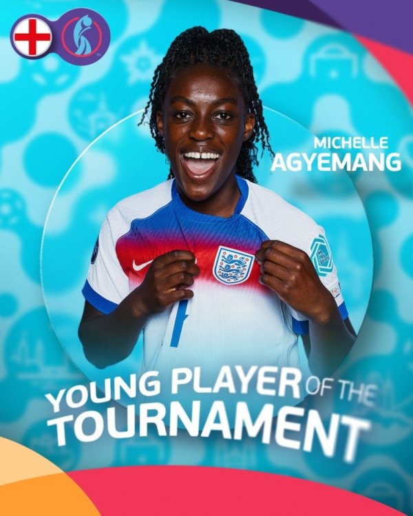 Official: Arsenal 19-year-old center Michel Ajman was elected the best young player in the women s European Cup
