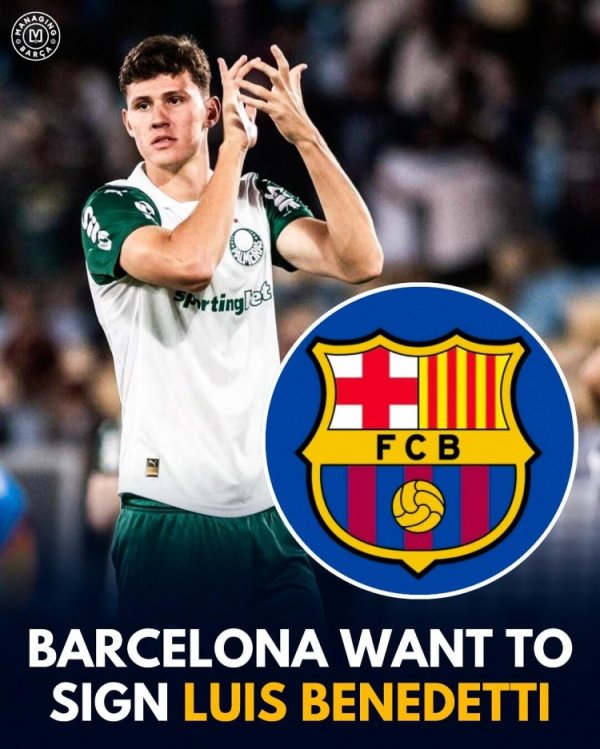 Each team: Barcelona is interested in Palmeiras central defender Benedti, the Gunners and Napoli join the competition