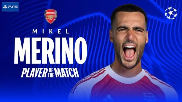 Scored twice! Merino was named man of the match in Arsenal s 3-0 win over Slavia Prague